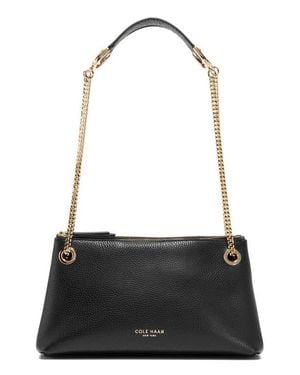 Cole Haan Vivianne Leather Crossbody Bag - Black