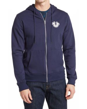 True Religion Core Zip-Up Hoodie - Blue
