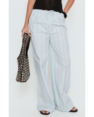 Princess Polly Parklea Wide Leg Pants - Blue