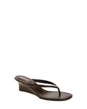 Reformation Amelia Wedge Sandal - Multicolor