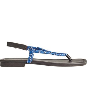 Madewell The Aliyah Paracord Thong Sandal - Blue