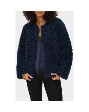ALIGNE Francine Faux Shearling Jacket - Blue