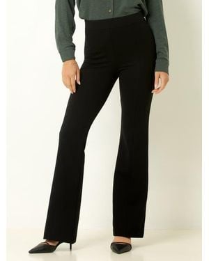 Single Stitch Shaping High Rise Flare Pant - Black