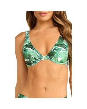 Hanky Panky Underwire Bikini Top - Green