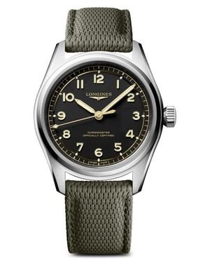 Longines Spirit Pilot Nato Strap Watch, 39Mm - Gray