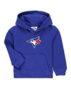 Outerstuff Toddler Toronto Jays Team Primary Logo Fleece Pullover Hoodie - Blue
