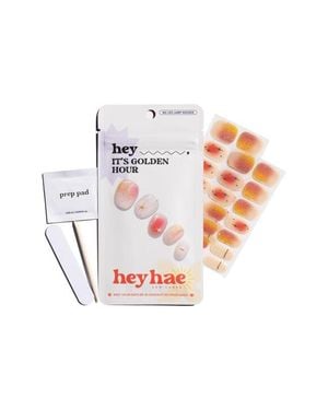 heyhae Sun-Cured Gel Nail Strips - White