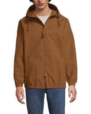 Lands' End Squall Varsity Jacket - Brown