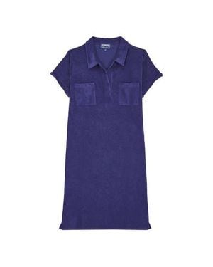 Vilebrequin Terry Polo Dress Solid - Blue