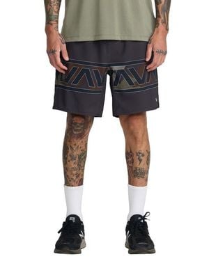 RVCA Yogger Stretch Shorts - Blue