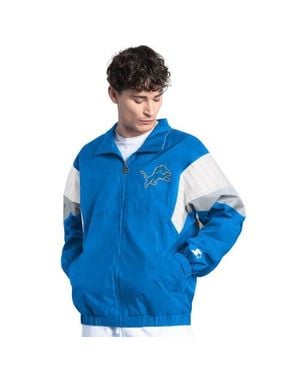 Starter Detroit Lions Yard Line Full-Zip Jacket - Blue