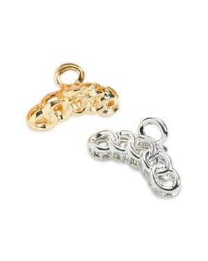 Tasha 2-Pack Link Jaw Clip - Metallic
