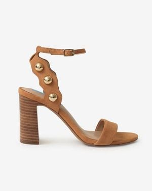 Draper James Stud Heel - White