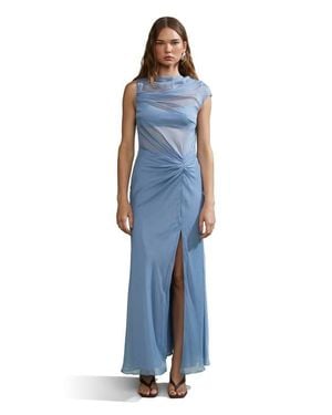 AMUR Amille Sheer Gown - Green
