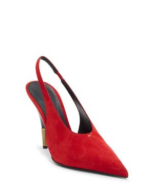 KHAITE Bella Slingback Pump - Red