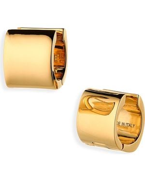 TOTEME Petite Signature Hoop Earrings - Metallic
