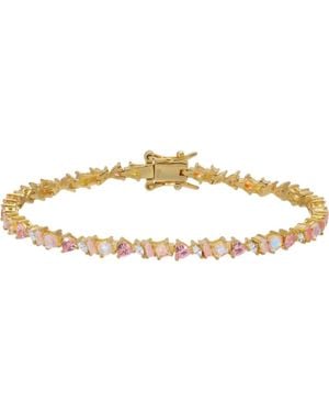 Native Gem Vienna Opal Tennis Bracelet - Metallic