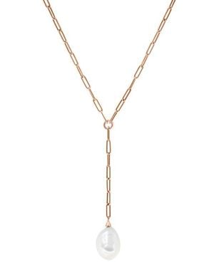 Effy 14K Freshwater Pearl Lariat Necklace - Multicolor