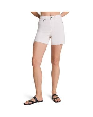 Spanx Spanxshape Authentic 360 Raw Hem Jean Shorts - White