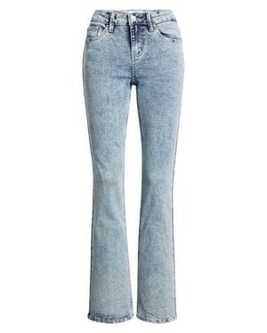 YMI Jessie Star Patch Mid Rise Bootcut Jeans - Blue