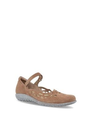 Naot Agathis Mary Jane Flat - Brown