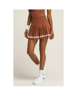Wilson Midtown Pleated Tennis Skirt - Brown