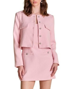 Endless Rose Tweed Jacket - Pink