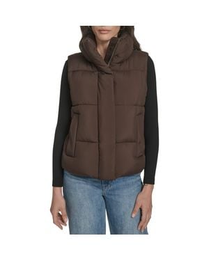 Levi's Quilted Puffer Vest - Brown