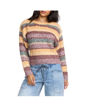 Billabong So Spaced Out Stripe Sweater - Blue