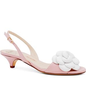 Amalfi by Rangoni Dante Slingback Kitten Heel Sandal - Pink