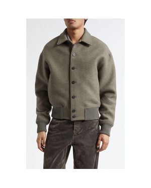 Jacquemus Le Feltro Bomber Jacket - Green