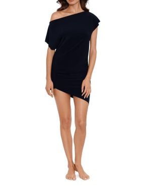 Magicsuit Off The Shoulder Cover-Up Dress - Blue