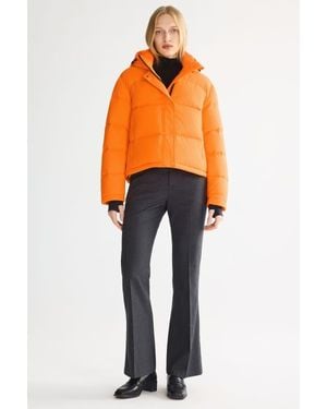 Orolay Puff-O Cropped Down Puffer Jacket - Orange