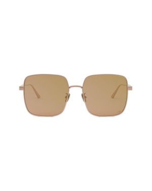 Dior Cannage S1U 59Mm Square Sunglasses - Natural