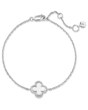 DEVATA Clover Chain Bracelet - Metallic