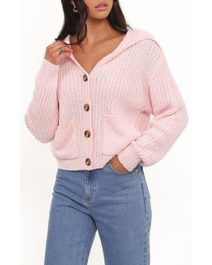 Petal & Pup Amelia Sailor Collar Cardigan - Red