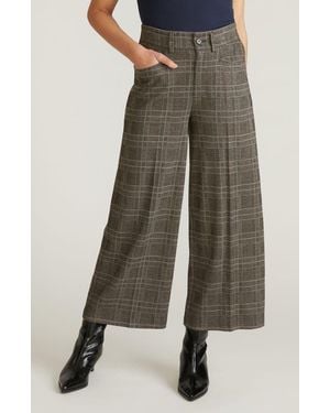 UNIVERSAL STANDARD Wide Leg Ponte Crop Pants - Multicolor