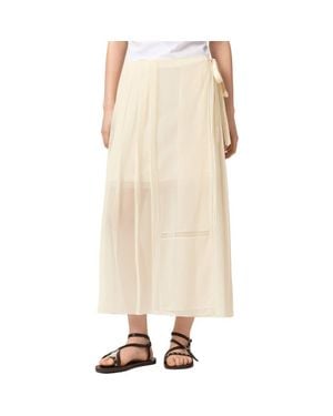 AllSaints Clover Wrap Skirt - Natural