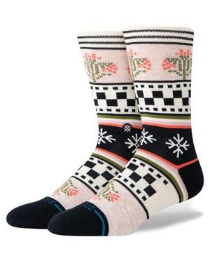 Stance Winter Bloom Crew Socks - Black