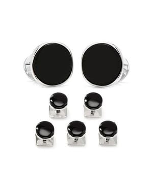 Cufflinks Inc. Formal Onyx Cuff Links & Studs Set - Black
