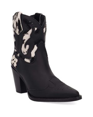 Dingo Run Wild Animal Print Western Boot - Blue