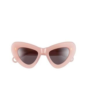 JW Anderson 49Mm Butterfly Sunglasses - Pink