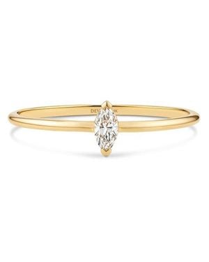 DEVATA Marquise Lab Grown Diamond Solitaire Ring - White