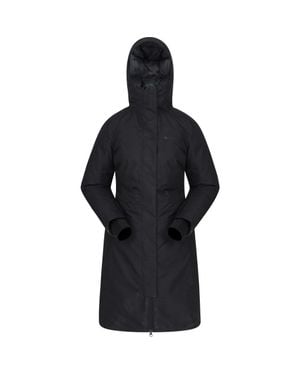 Mountain Warehouse Polar Down Long Length Hybrid Jacket - Black