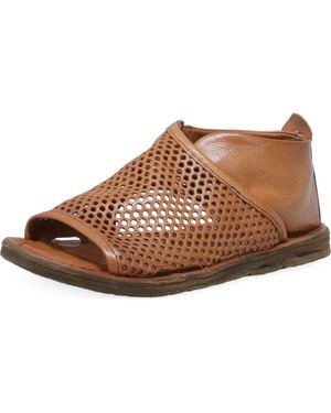 A.s.98 Reiley Perforated Sandal - Brown
