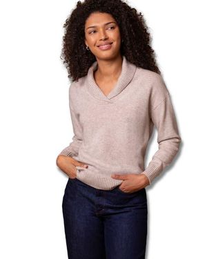 Celtic & Co. Lambswool Shawl Collar Knitted Sweater - Multicolor