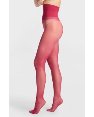 Commando Premium Sheer Tights - Red