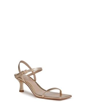PAIGE Ella Ankle Strap Sandal - Metallic