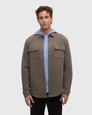 Tentree Quilted Colville Shacket - Gray