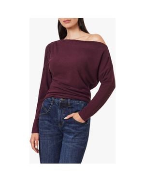 Habitual Colby Off The Shoulder Top - Purple